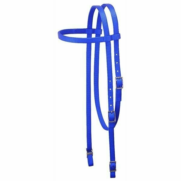 Weaver Leather Nylon Browband Horse Headstall 35-2003-BR